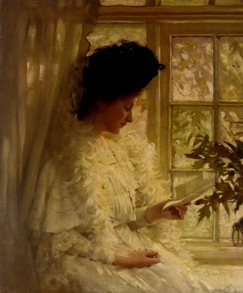 La lettera, circa 1890